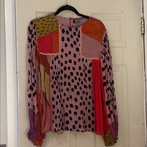 Colorful Polka Dot Women's Blouse